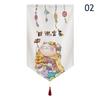 Japanese Lucky Cat Short Curtain Kitchen Partition Sushi Shop Restaurant Decor Signboard Tea Room Pennant Izakaya Half Curtains