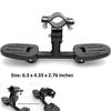 Caliente con Reposapiés Plegables Pedal Reposapiés Universal Negro Reposapiés para Bicicleta de Equilibrio para Niños Pequeños Reposapiés para Patinetes con Asiento