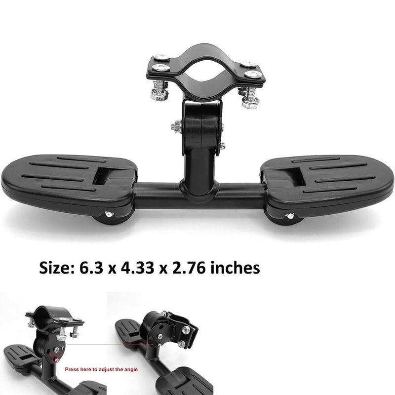 Caliente con Reposapiés Plegables Pedal Reposapiés Universal Negro Reposapiés para Bicicleta de Equilibrio para Niños Pequeños Reposapiés para Patinetes con Asiento