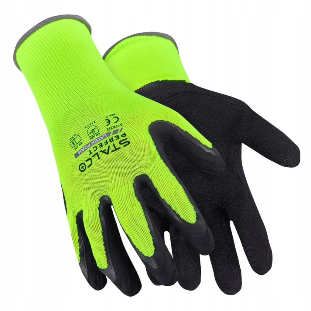 Stalco Perfect Polyester Latex Foam Gloves 10
