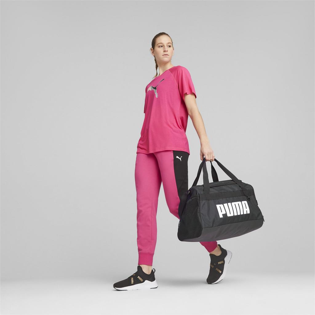 Unisex Puma Challenger Duffel Black Sports Bag 07953001