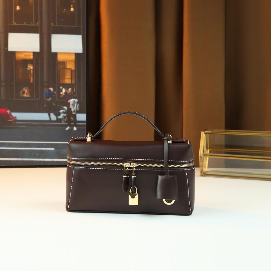 Stylish Solid Color, Convenient And Versatile For Going Out, Women'S Portable Lunch Box Bag, Simple And High-Texture Shoulder Crossbody Pillow Bag