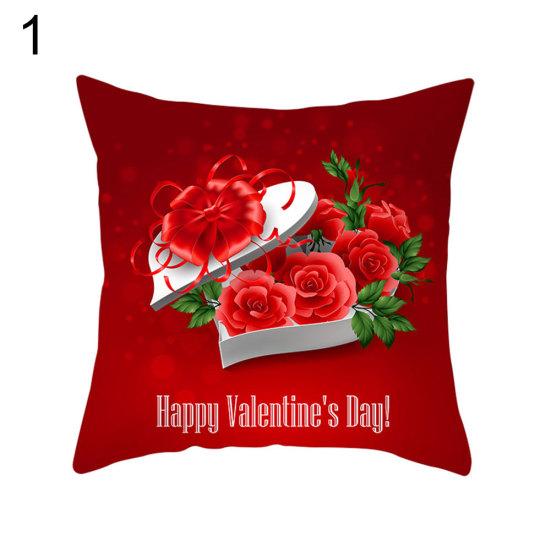 С Днем Святого Валентина Сердце Цветок Подушка Чехол Чехол Домашний Декор Дивана 1 546₽