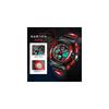 Kids' Sports Watch Red Multi-Function Waterproof Alarm Date Day Display Dual Time LED Analog Digital Watch