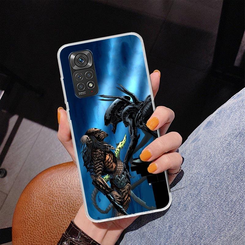 Alien Vs Predator Painted Phnoe Case for Phnoe Case for Xiaomi Redmi Note 15 14 14S 13 Pro Plus 12 12S 11S 11E 10S 10 11T 5G Uni