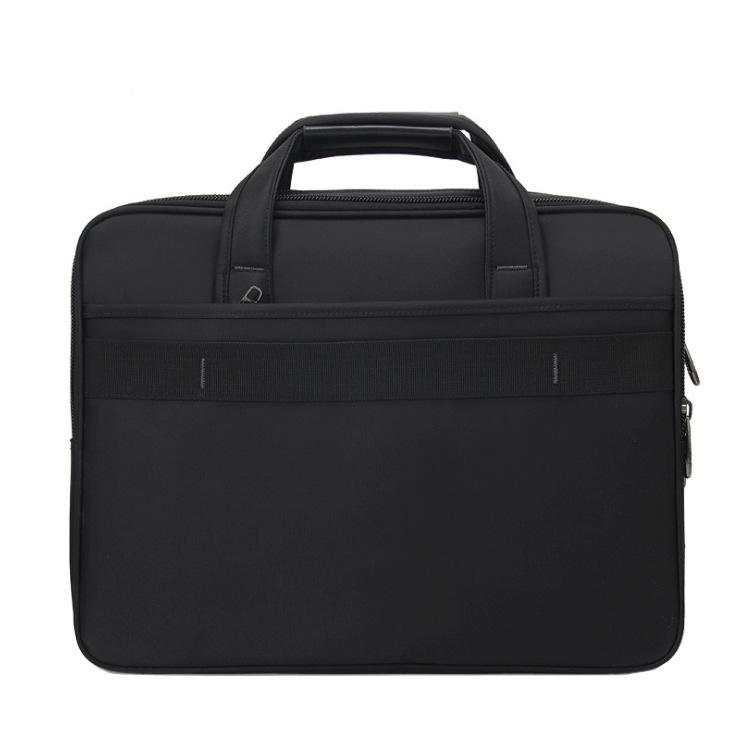 Men's Oxford Cloth Business Laptop Bag - 15" Crossbody Briefcase with Multi-Layer Design