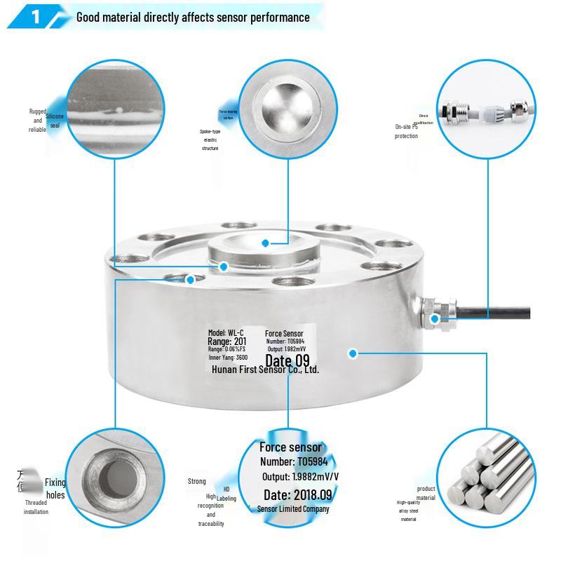 Alloy Steel Spoke-Type Load Cell for Hopper, Truck, or Railway Scales