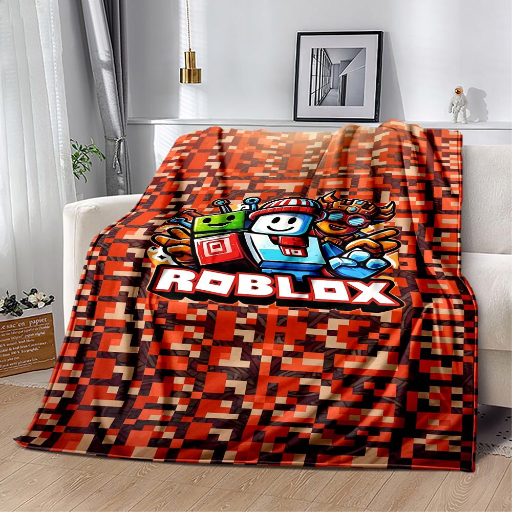 Roblox 46 Blanket Soft Warm Cozy Perfect for Office Chair Livingroom Bed Four Seasons Multipurpose Digital Print