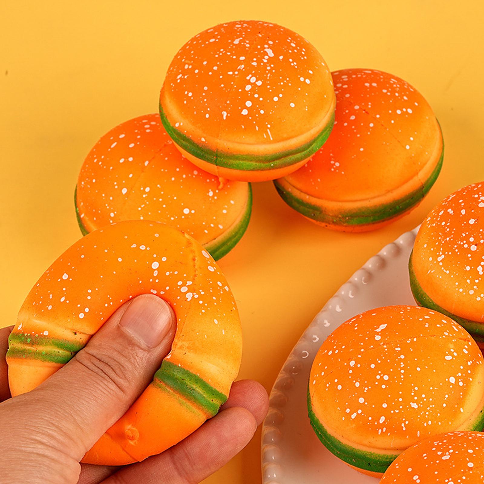 

Hamburger Stress-relieving Toys, Stretching Stress-relieving Hamburger Toys, Fun And Novel Stress-relieving Toys, Realistic Hamburger Finger Toys One Size