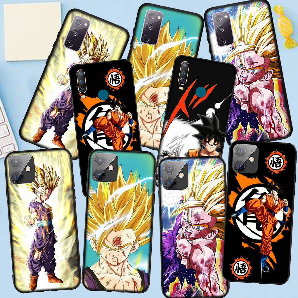 Phone Case for iPhone 17 15 16 Plus Redmi Note 14 12 11 13 Pro Max Huawei P30 P20 Lite OPPO A60 A40 A80 A38 A54 Cute Dragon Son Gohan Gokus Ball Cover