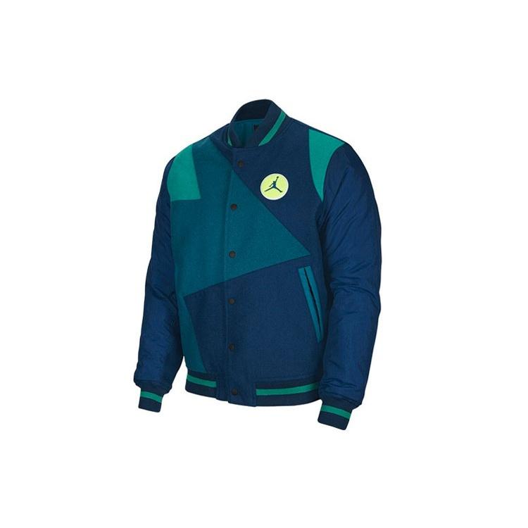 Air Jordan MENS DNA Casual Baseball Jacket Blue Men s CK9351-432 XS