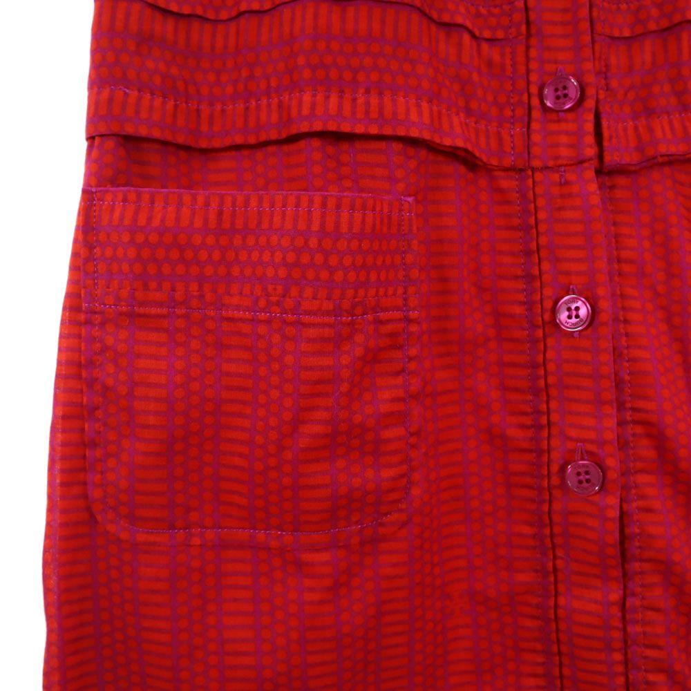 Tory Burch Short Sleeve Mini Dress 2 Red Series Women Used