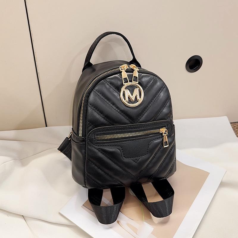 

Rhombus small bag women s new trendy backpack versatile backpack fashion portable women s bag schoolbag