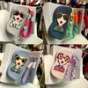 1PC  Colorful Shoulder Strap -  Colors Available, Portable Glasses Storage Bag Silicone Box, 3.15 * 6.70 Inch Waterproof Hanging Glasses Bag