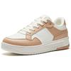 Anta Breaking Bamboo Slip Resistant Cushioning Low Top Skateboard Shoes Women's White Brown Sneakers 122518012-4