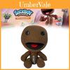 Boneca de Pelúcia Sackboy do Little Big Planet 25cm Algodão PP Brinquedo Macio Para Todas as Idades