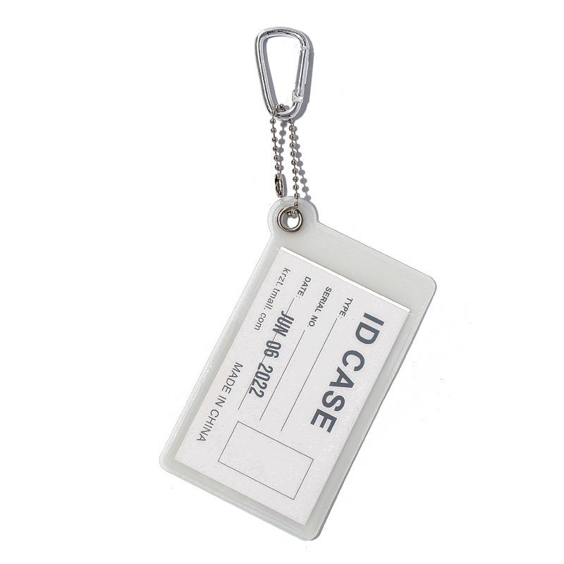 New Fluorescent Card Bag Niche Women's Small Thin Student Meal Card Document Work Bus Card Work Card