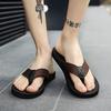 Summer British Flip-flops Men's Korean Slippers Men's Non-slip Clip Drag Beach Shoes Large Size Sandals Tide Foreign Trade