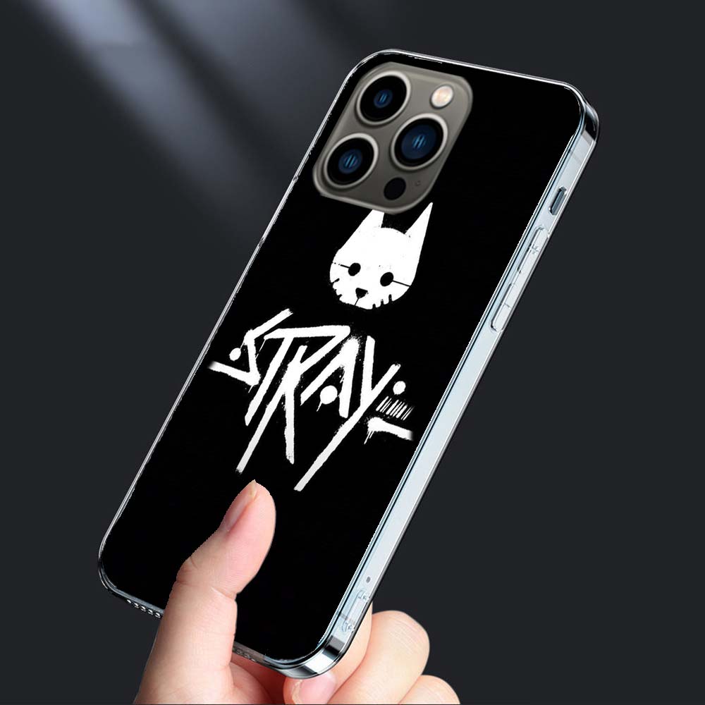 Game S-Stray Cat Phone Case For Iphone 16E 15 Pro 14 Plus 17E 16 17 Pro Max Air 11 12 13 Mini Shockproof Capa Cute Cover TPU