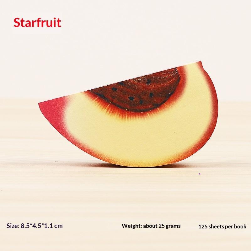 [TG835]3D Fruit Shaped Memo Notepads Cute Creative Design Bright Colors For Office School Note Taking Kids Birthday Gifts