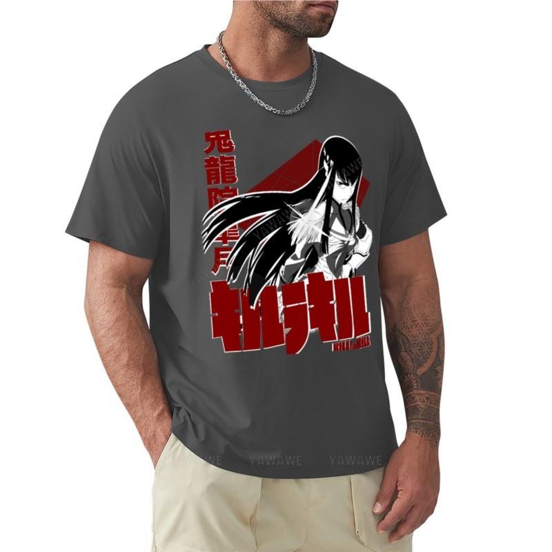 Satsuki Kiryuin Klk TShirt Custom T Shirts T Shirt Unisex Hippie Clothes Fruit Of The Loom Unisexs T Shirts