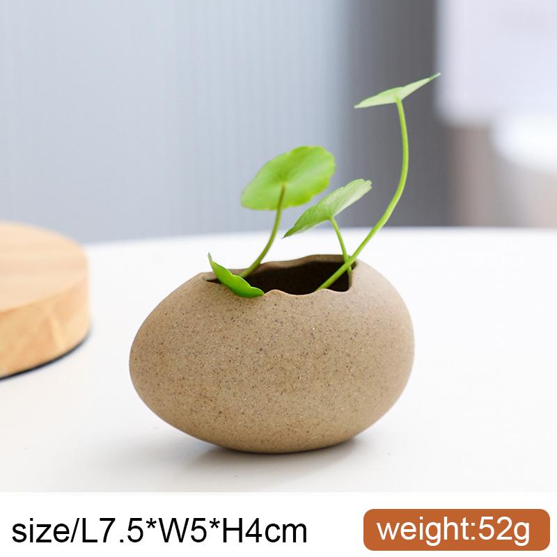 

Мини-абстрактный цветочный горшок с треснувшей яичной скорлупой, ваза для яиц, керамические фарфоровые вазы, цветочные композиции, украшения, поделки, домашний декор