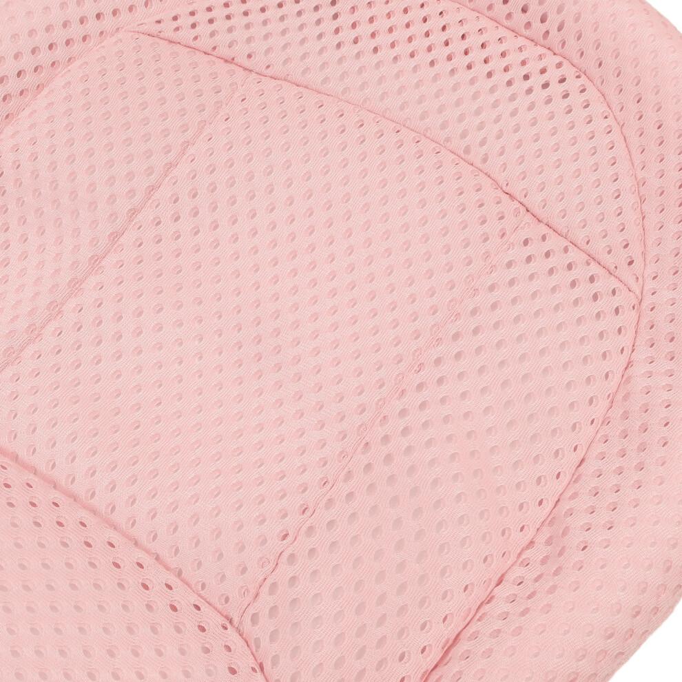 Baby-Badetuch-Stand Netz Rosa, Weiches Airnetz, 7,5x35x66cm