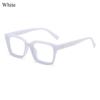 Fashion PC Anti-UV Blue Rays Glasses Ultra-light Solid Color Computer Goggles Square Flat Mirror Eyewear Women