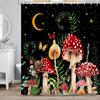 Magic Forest Shower Curtain Fairy Jungle Fantasy Wonderland Waterproof Polyester Hook Shower Curtain For Bathroom Decoration