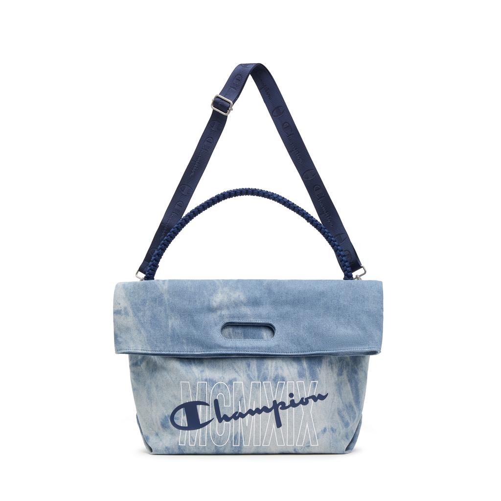 New Champion Fabric Backpack Shoulder Bag Unisex Light Blue Denim/Photon Gray/Black U5BACPU59