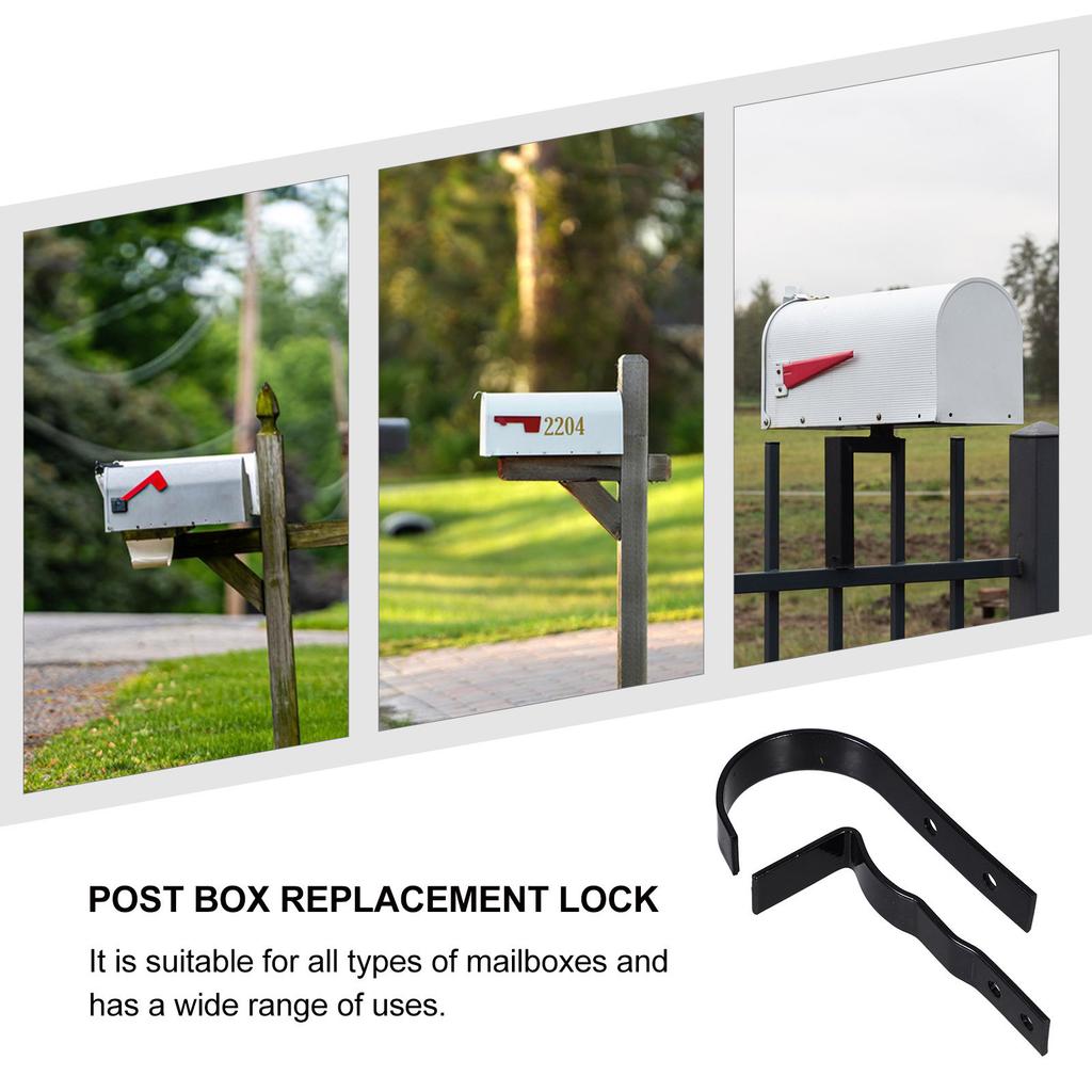1Set Mailbox Latch Kit Heavy Duty Metal Build Secure Locking Mechanism Easy DIY Upgrade for Damaged Or Worn Post Box Door