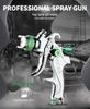 2008 Car High Atomization Spray Gun 1.7/2.0/2.5mm Nozzle Pneumatic Top-Feed Paint Sprayer