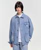 Aeca Washed 3 Pocket Jacket-Blue