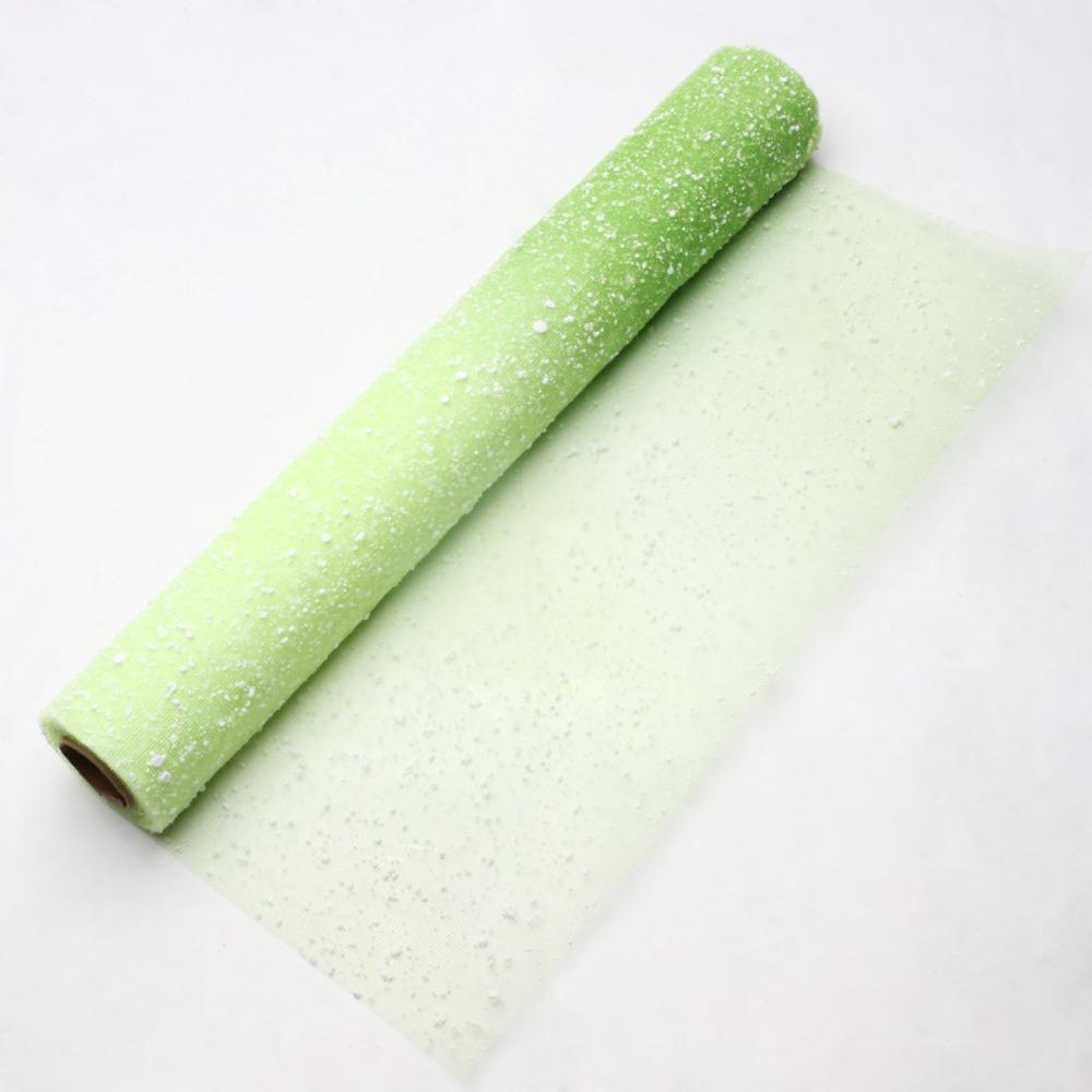 Gradient Snow Dot Yarn Mesh Paper 50cm Wide Hollow Net Florist Wrap Supplies Irregular Mesh Snowflake Yarn Flower Wrapping Paper