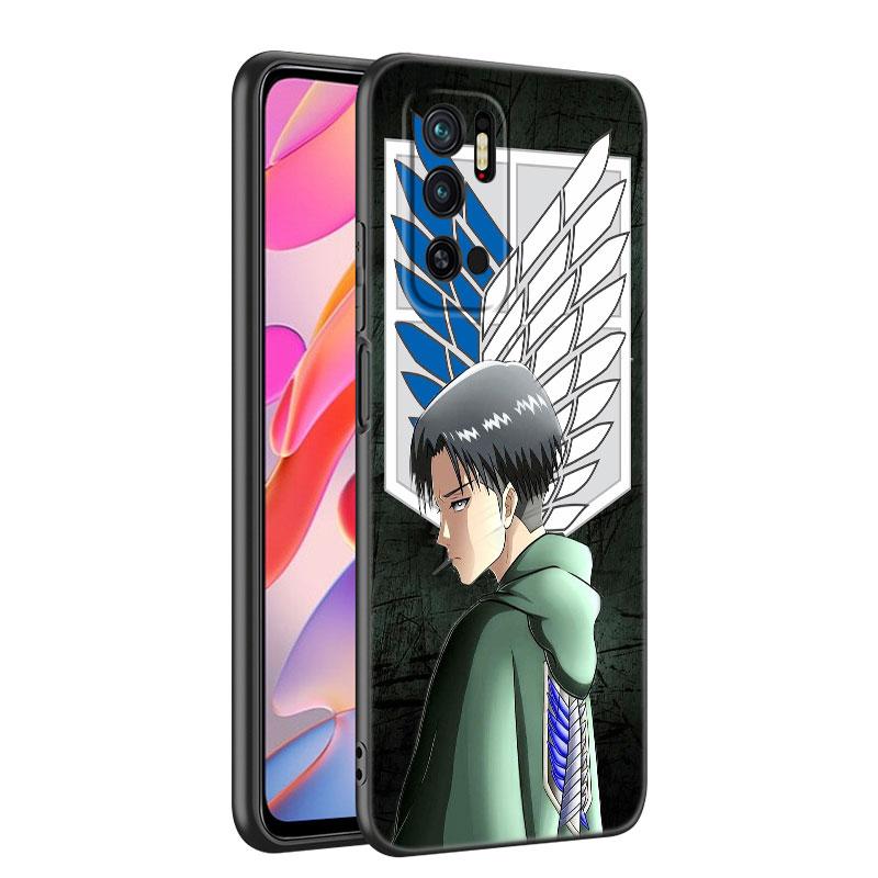 Angriff auf Titan Telefon Fall Für Xiaomi Mi A2 8 9 SE Hinweis 10 10T 11 12 Lite 9T 11T 12S 12T Pro A3 6X 12X Weiche TPU Schwarz Abdeckung