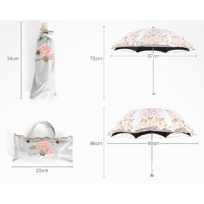 Spitze Up Blume Regenschirm Für Frauen Sommer Sonnenschirm Folding Sonnenschutz Garten Uv Regenschirm Tragbare Dame Schöne Strand Paraplu Regen