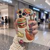 Burger Fries Fried Chicken Fast Food Wavy Edge Phone Case For iPhone 16 15 14 Pro Max 13 12 11 Mini XR XS SE 2020 17 Air Cover
