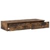 Bed Drawers Smoked Oak 90 x 36.5 x 16.5 cm