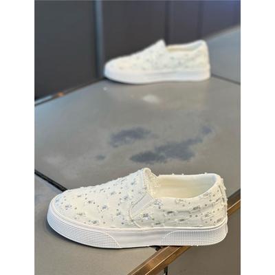 Summer Breathable Casual Shoes New Thin Canvas Shoes Lazy Qs