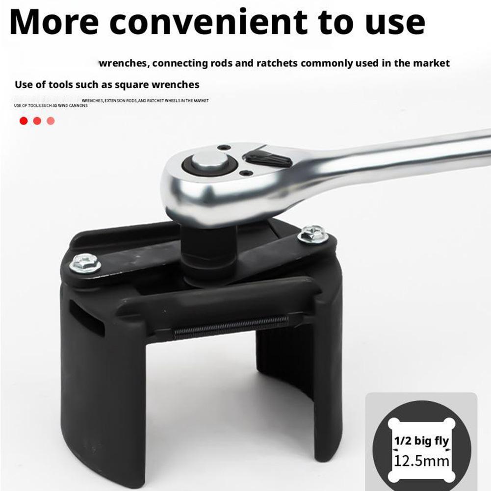 Filter Wrench Two-jaw Wrench Reversible Adjustable U-shaped Core Disassembly Oil Cell Change Tool Oil P3S9