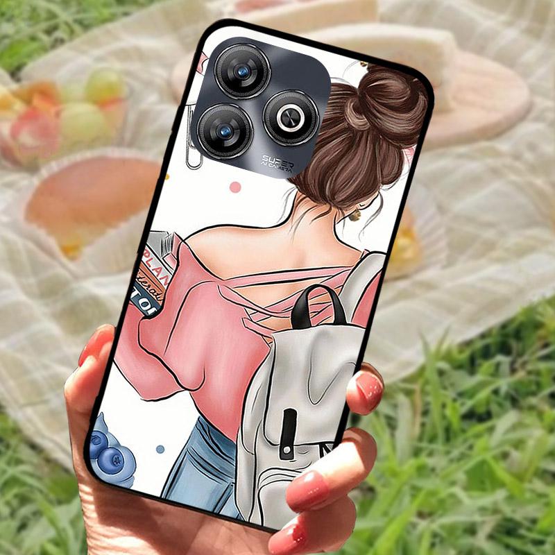Für ZTE Blade V60 Smart A75 4G Hülle V60Smart Cool Wolf Löwe Silikon Weiches TPU Handyhülle Für ZTE BladeA75 4G Stoßfeste Bumper