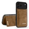 Card Slots Stand Wallet Case For iPhone 17 Pro Max 16 Plus 15 14 13 12 Pro Max 11 16E Air with Metal Buckle Leather Card Holder Back Cover
