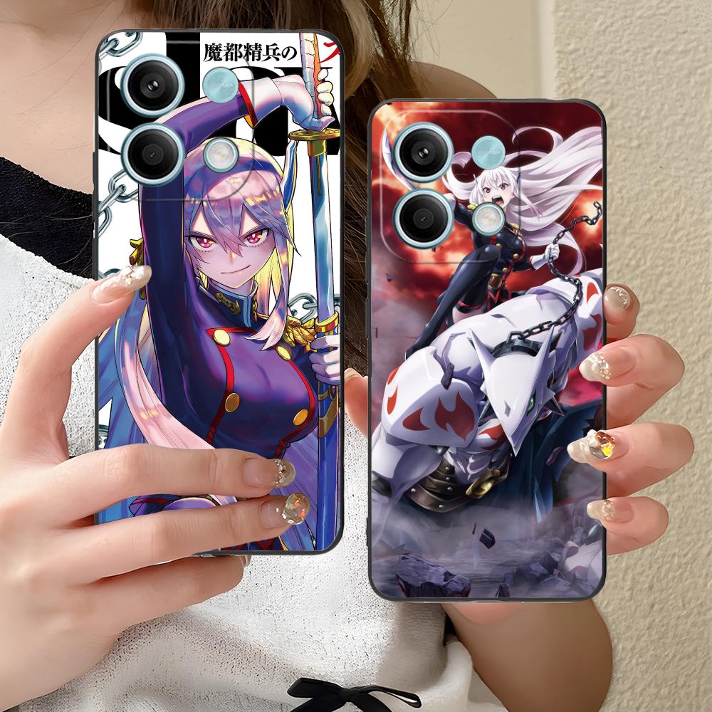 Mato Seihei No Slave Uzen Kyouka Phone Case for Xiaomi Redmi 15 14 13 12 A5 3 2 1 C Plus 4G 5G Colorful Printing Cover Luxury