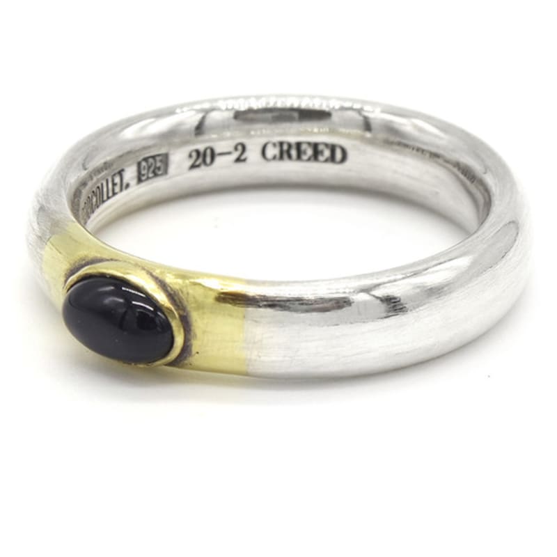ODDCOLLET Marriage Bend Ring (black)