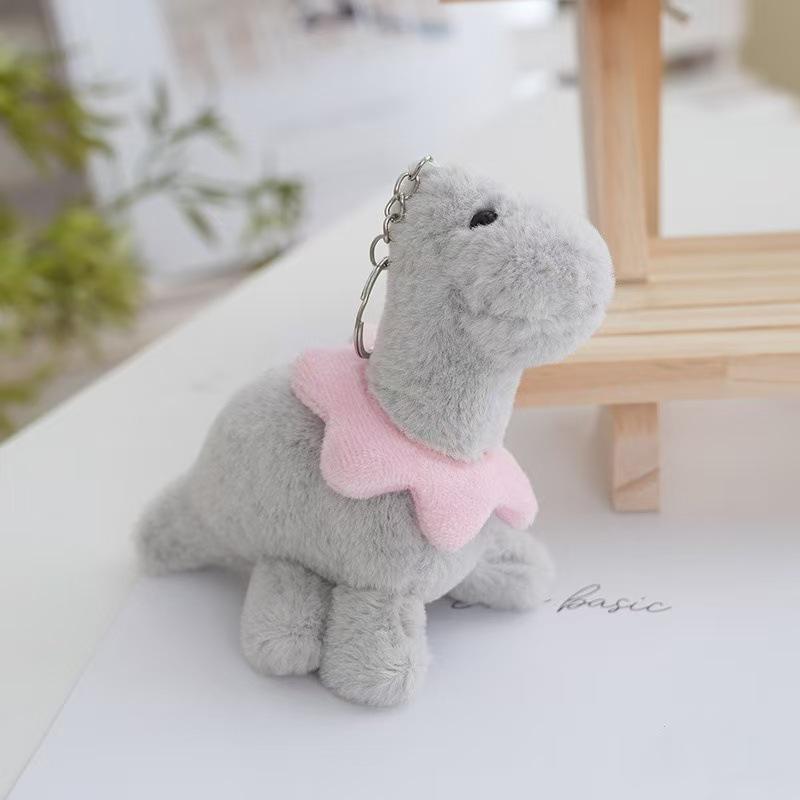 8-Inch Wedding Dinosaur Plush Toy - Cute Interactive Claw Machine Doll