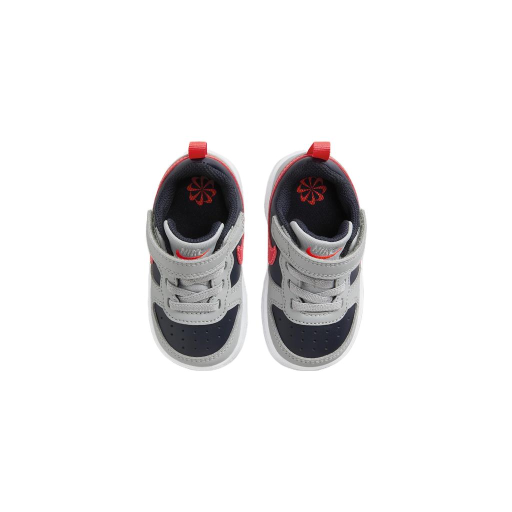 New Nike Court Borough Low Recraft TD 'Light Smoke Grey Bright Crimson' DV5458-003