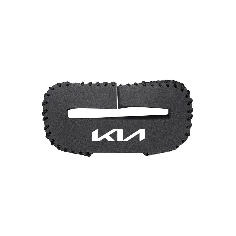ATZ4   For Kia Morning Picanto XCeed Soul Cerato Venga Cadenza K9 Seltos Te Car Logo Seat Safety Belt Buckle Cover Interior Accessories