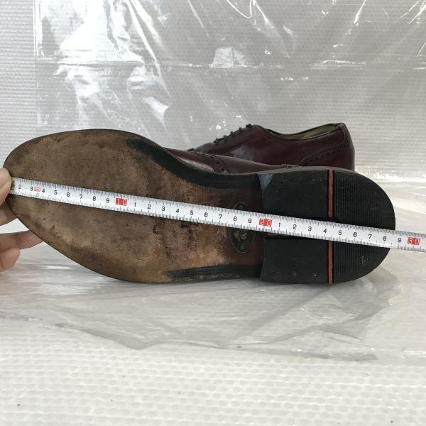 Lloyd Leather Wingtip Dress Shoes Brown Size 41 7.5F 26.0cm Made In Germany(USED)
