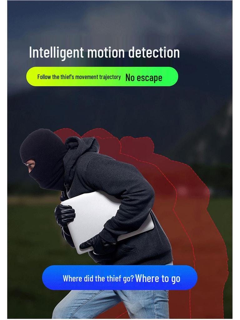 Solar-Powered Outdoor Night Vision Camera with HD Color & 4G Remote Control