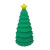 Festival Tree Ornament 3D Printed Christmas Figurine, Yellow Star Topper Statue, Mini Holiday Decor Decoration for Home Office, Gift Xmas